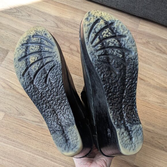 No. 6 Store Leather Clog Boots | Handmade Classic | Black - Picture 7 of 13